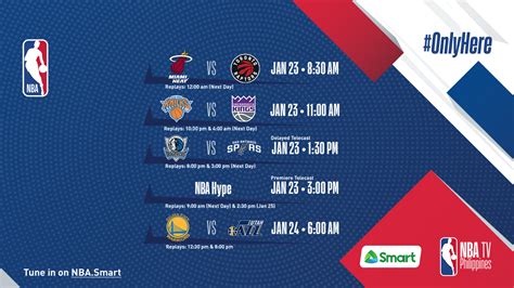 nba games today philippine time|nba tv philippines.
